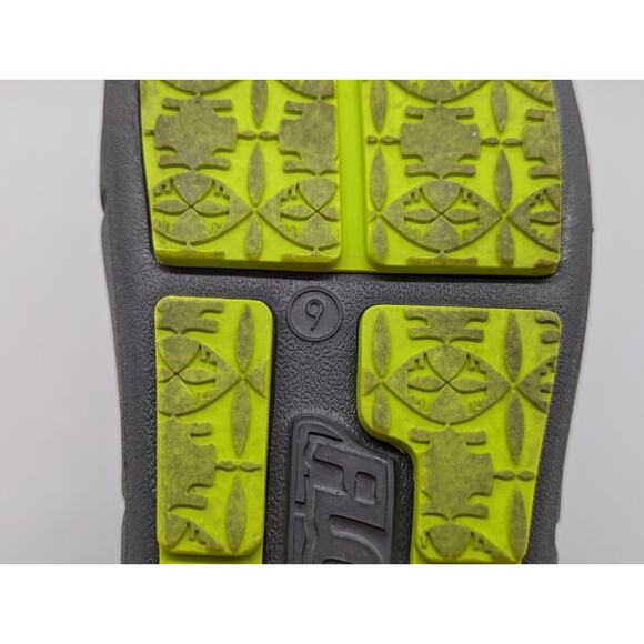 Floafers Country Club Driver Men\'s Water Shoes Asphalt Gray Lime Green Size 9 main image 9